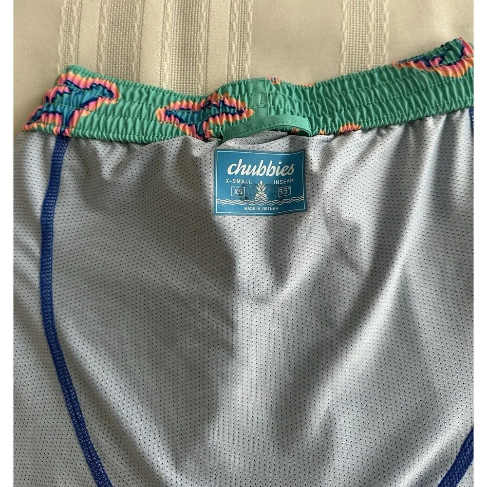 Chubbies The Apex Swimmers Swim Trunks Men XS 5.5